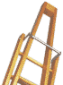 Double all timber "A" ladder - Click to enlarge